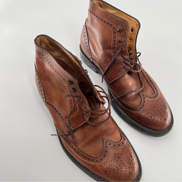 Vero Cuoio genuine leather boot , mens size 8 usa 41 European made in italy - Picture 2 of 6